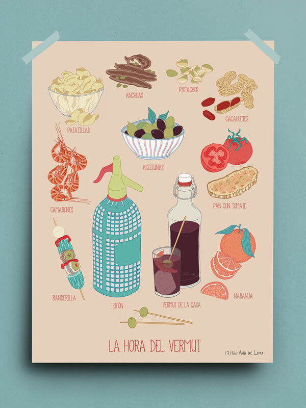 HORA DEL VERMUT melocotón (papel)