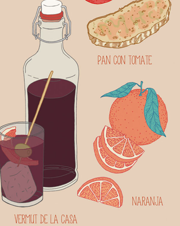 HORA DEL VERMUT melocotón (papel)